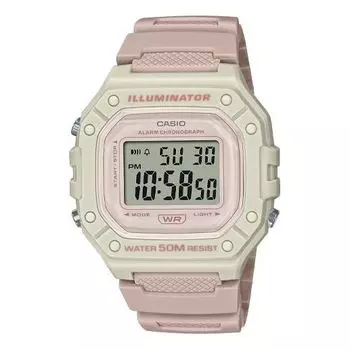 Часы CASIO Fashion Stylish Sports 50m Waterproof Pink White Watch Digital, мультиколор