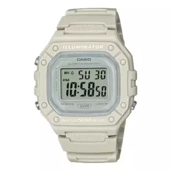 Часы CASIO Fashion Stylish Sports 50m Waterproof White Watch Creamy Digital, цвет creamy