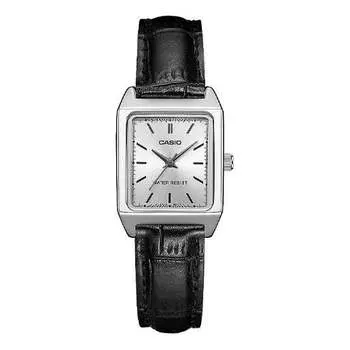 Часы CASIO Female DRESS Japan / South Korea Fashion Quartz Black Analog, черный