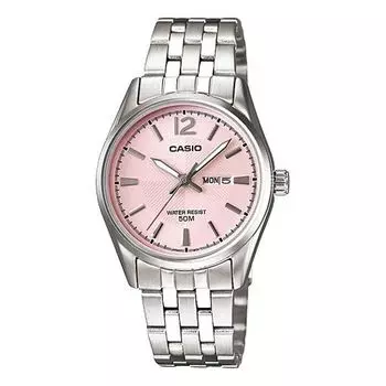 Часы CASIO Female DRESS Japan / South Korea Fashion Waterproof Pink Analog, розовый