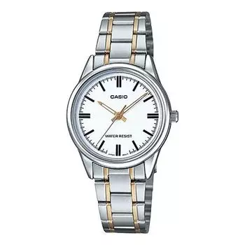 Часы CASIO Female DRESS Japan / South Korea Fashion White Dial White Analog, белый