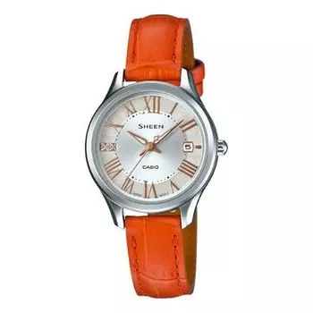 Часы CASIO Female SHEEN Japan / South Korea Fashion Silver Analog, серебряный