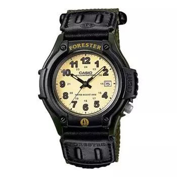 Часы Casio Forester Analog Watch 'Black White Yellow', черный