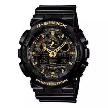Часы CASIO G-Shock Analog-Digital 'Black Gold', черный/золото