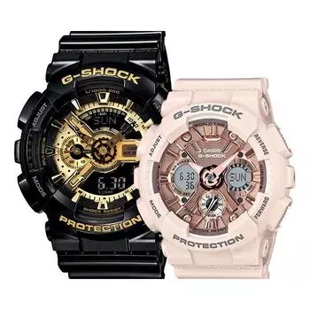 Часы CASIO G-Shock Analog-Digital 'Black Gold Pink'