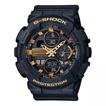 Часы CASIO G-Shock Analog-Digital 'Black Gold', черный