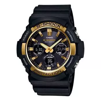 Часы CASIO G-Shock Analog-Digital 'Black Gold', черный