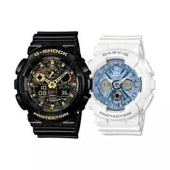 Часы CASIO G-Shock Analog-Digital 'Black White', синий