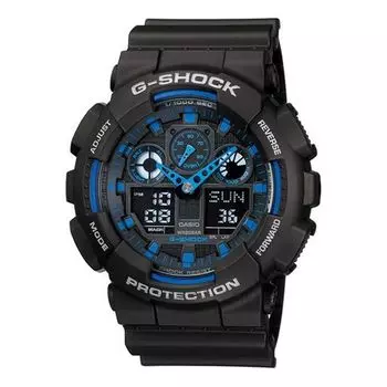 Часы CASIO G-Shock Analog-Digital 'Black Blue', черный