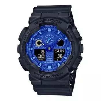 Часы CASIO G-Shock Analog-Digital 'Black Blue', черный