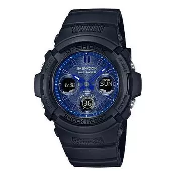 Часы CASIO G-Shock Analog-Digital 'Black Blue', черный