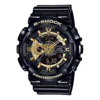 Часы CASIO G-Shock Analog-Digital 'Black Gold', черный