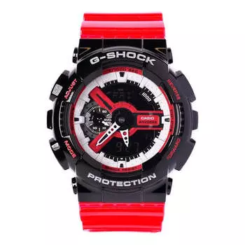 Часы CASIO G-Shock Analog-Digital 'Black Red', черный