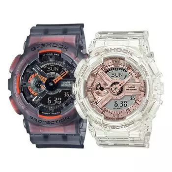 Часы CASIO G-Shock Analog-Digital 'Black White', белый