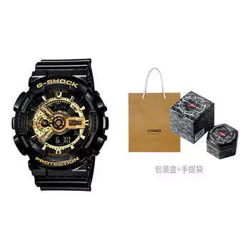 Часы CASIO G-Shock Analog-Digital 'Black Gold', черный
