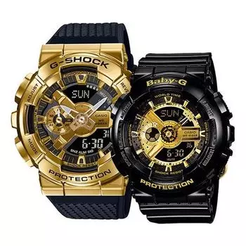 Часы CASIO G-Shock Analog-Digital 'Black Gold', черный/золото