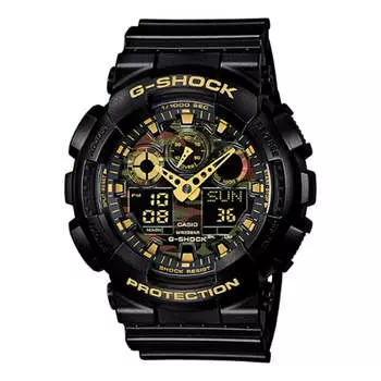 Часы CASIO G-Shock Analog-Digital 'Black Gold', черный/золото