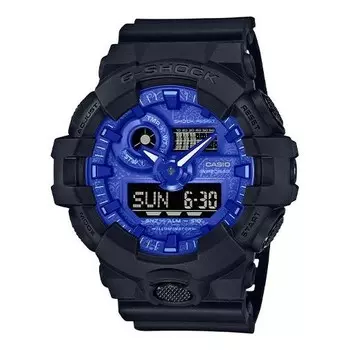 Часы CASIO G-Shock Analog-Digital 'Black Blue', черный