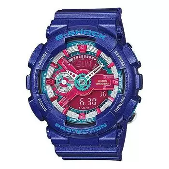 Часы CASIO G-Shock Analog-Digital 'Blue', фиолетовый