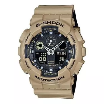 Часы CASIO G-Shock Analog-Digital 'Brown', цвет creamy