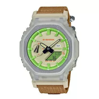 Часы CASIO G-Shock Analog-Digital 'Brown', зеленый