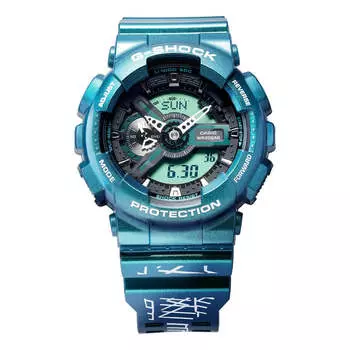 Часы CASIO G-Shock Analog-Digital 'Green', зеленый
