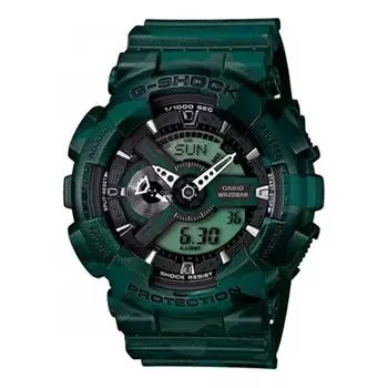 Часы CASIO G-Shock Analog-Digital 'Green', зеленый