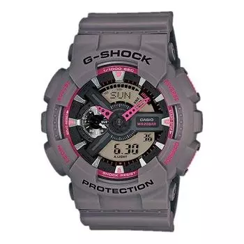 Часы CASIO G-Shock Analog-Digital 'Grey', красный