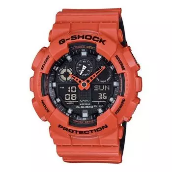 Часы CASIO G-Shock Analog-Digital 'Orange Red', оранжевый