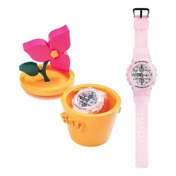 Часы CASIO G-Shock Analog-Digital 'Pink', розовый
