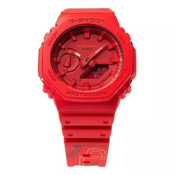 Часы CASIO G-Shock Analog-Digital 'Red', красный