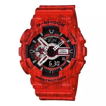 Часы CASIO G-Shock Analog-Digital 'Red', красный