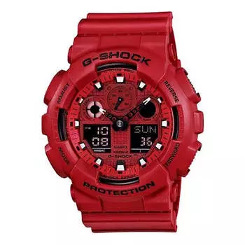 Часы CASIO G-Shock Analog-Digital 'Red', красный