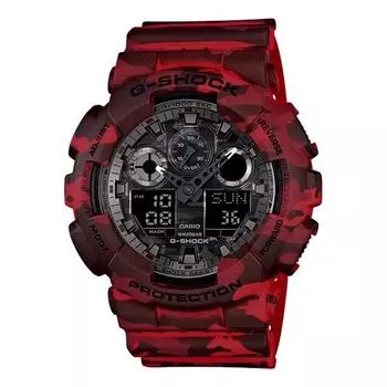 Часы CASIO G-Shock Analog-Digital 'Red', красный