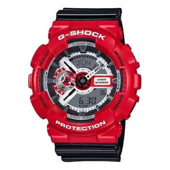 Часы CASIO G-Shock Analog-Digital 'Red', черный