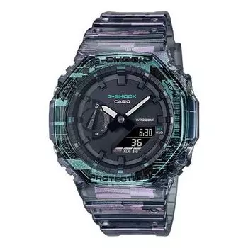 Часы CASIO G-Shock Analog-Digital 'Translucent Black', черный