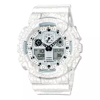 Часы CASIO G-Shock Analog-Digital 'White', белый