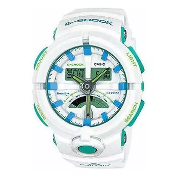 Часы CASIO G-Shock Analog-Digital 'White', белый
