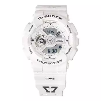 Часы CASIO G-Shock Analog-Digital 'White', белый