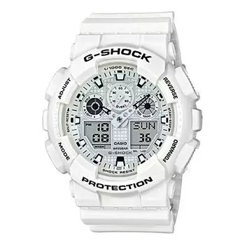 Часы CASIO G-Shock Analog-Digital 'White', белый