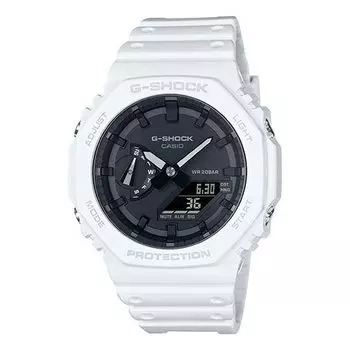 Часы CASIO G-Shock Analog-Digital 'White', белый