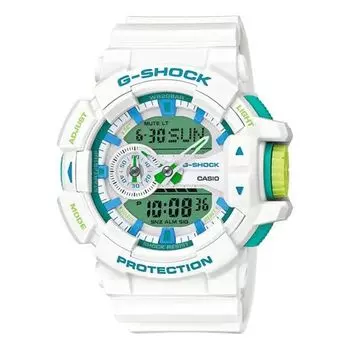 Часы CASIO G-Shock Analog-Digital 'White', зеленый