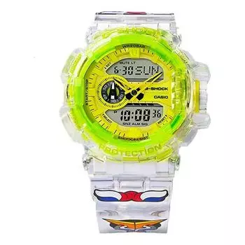 Часы CASIO G-Shock Analog-Digital 'White, желтый