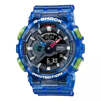 Часы CASIO G-Shock Digital-Analog 'Transparent Blue', синий