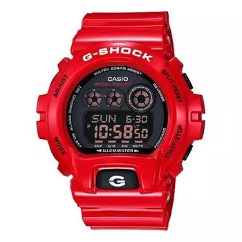 Часы CASIO G-Shock Digital 'Red', черный