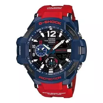 Часы CASIO G-Shock Gravitymaster 'Blue', красный