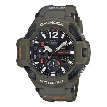 Часы CASIO G-Shock Gravitymaster 'Green', зеленый
