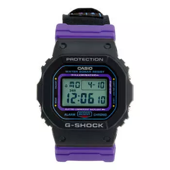 Часы CASIO G-Shock Square 'Black Purple', черный
