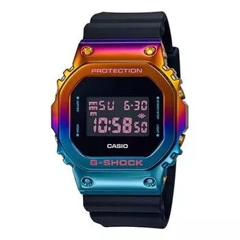 Часы CASIO G-Shock Square 'Black Rainbow', синий