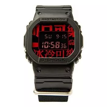 Часы CASIO G-Shock Square 'Black', зеленый